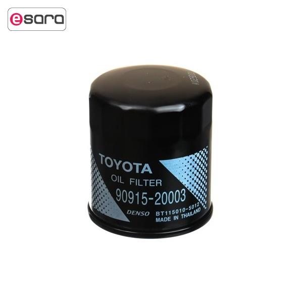 فیلتر روغن موتور تویوتا جنیون پارتس مدل 20003-90915 Toyota Geniune Parts 90915-20003 Oil Filter